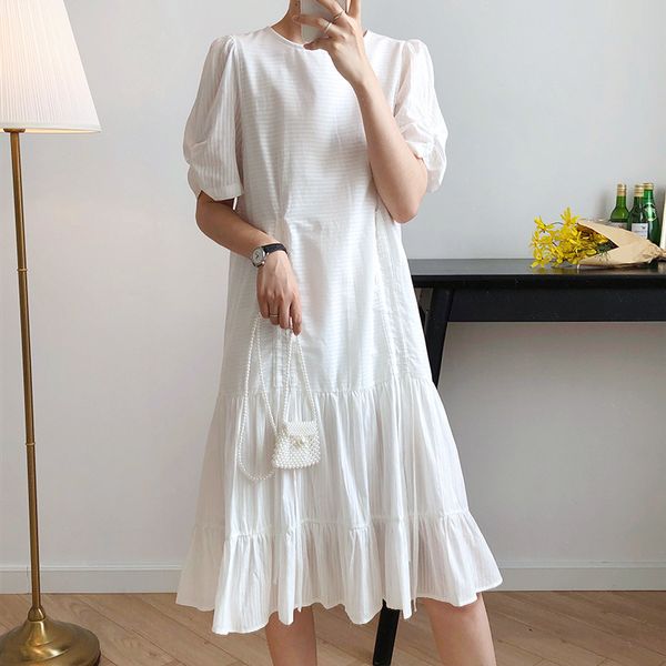 2021 new women o-neck pure color white boho midi sleeve ladies summer cotton bohemian vestidos jop4, Black;gray
2021 new women o-neck pure color white boho midi sleeve ladies summer cotton bohemian vestidos jop4, Black;gray