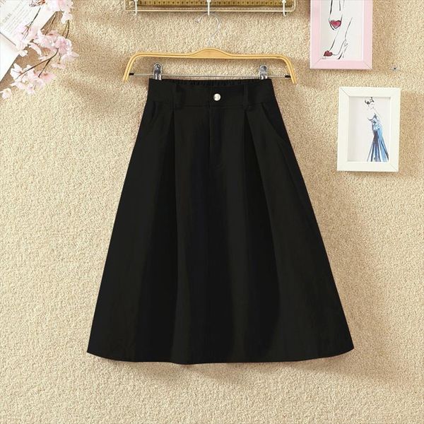 2021 fashion high waist skirts solid color girls mid pockets skirt womens a line skirt drop shipping, Black
2021 fashion high waist skirts solid color girls mid pockets skirt womens a line skirt drop shipping, Black