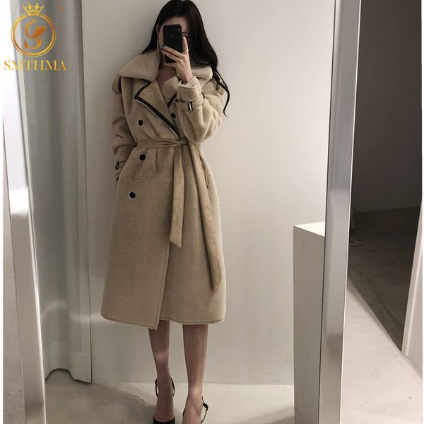 hma women new winter faux lamb fur sheepskin coat korea chic jacket female casual thicken warm long outerwearx1020, Black
hma women new winter faux lamb fur sheepskin coat korea chic jacket female casual thicken warm long outerwearx1020, Black