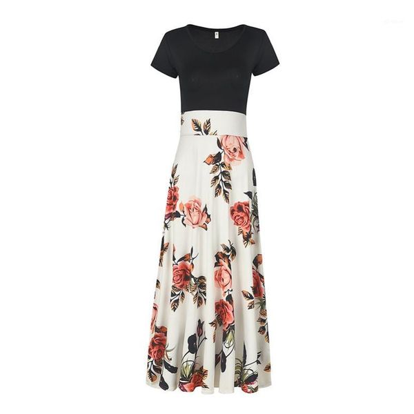 plus size ladies long short sleeve round neck color matching print floral boho women maxi dress clothing1, Black;gray
plus size ladies long short sleeve round neck color matching print floral boho women maxi dress clothing1, Black;gray