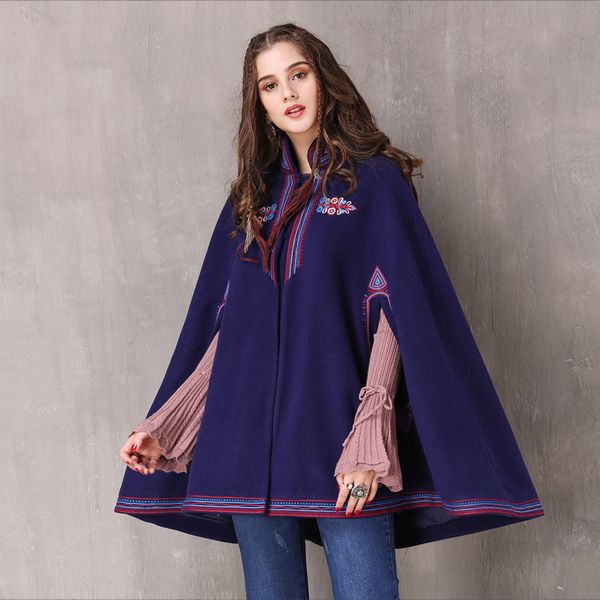 women's 2021 black friday winter new woolen cloth embroidered cloak, ethnic loose woolen coat 9231
women's 2021 black friday winter new woolen cloth embroidered cloak, ethnic loose woolen coat 9231