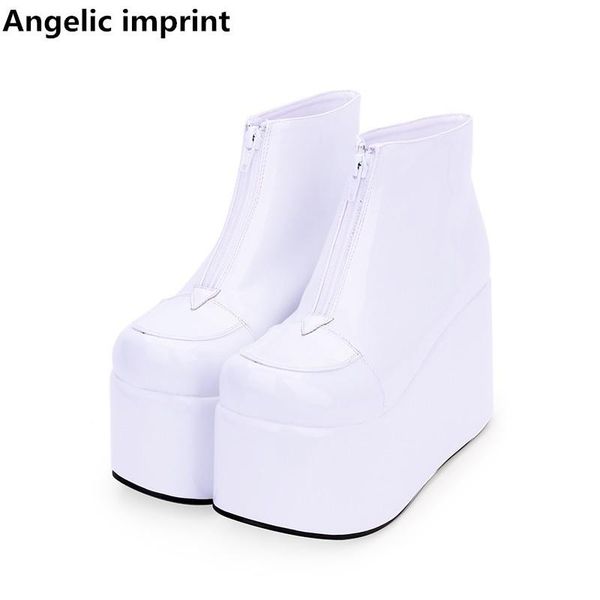 angelic imprint mori girl women motorcycle punk short boots lady lolita shoes woman princess high heels dress pumps 10cm white, Black
angelic imprint mori girl women motorcycle punk short boots lady lolita shoes woman princess high heels dress pumps 10cm white, Black