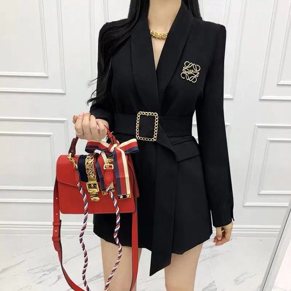 2021 female spring thin blazers designer brooch belt lady at the office outerwear blazer scarred jacket elegant clothes el61, White;black
2021 female spring thin blazers designer brooch belt lady at the office outerwear blazer scarred jacket elegant clothes el61, White;black