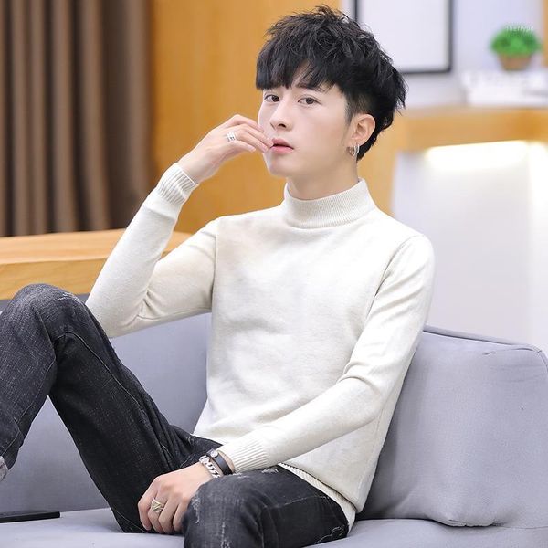 men's sweater men's autumn and winter new casual high-neck sweater korean style trendy personality handsome1, White;black
men's sweater men's autumn and winter new casual high-neck sweater korean style trendy personality handsome1, White;black