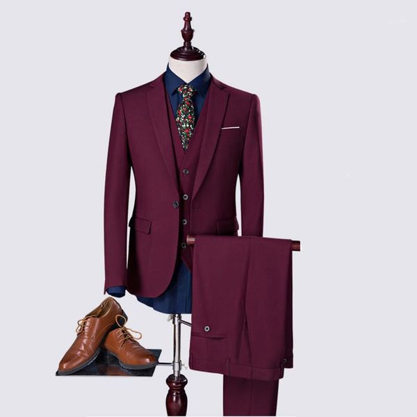 2019 men's wedding (jackets+vest+pants) men's cotton slim fit business blazers/men's leisure three-piece suit size s-5xl1, White;black
2019 men's wedding (jackets+vest+pants) men's cotton slim fit business blazers/men's leisure three-piece suit size s-5xl1, White;black