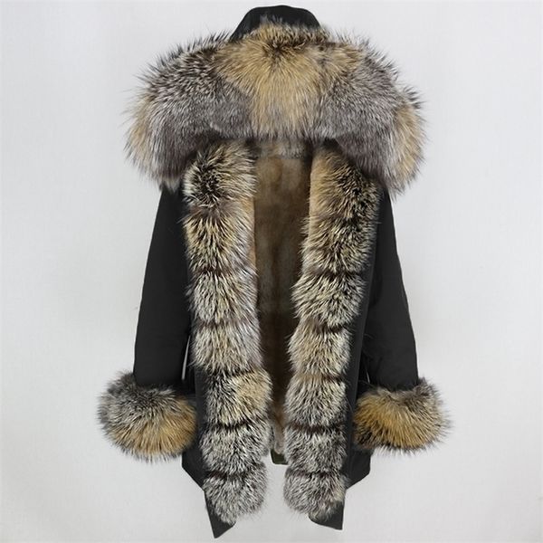 oftbuy waterproof long parka winter jacket women real fur coat natural fox fur collar hood thick warm streetwear detachable new 201103, Black
oftbuy waterproof long parka winter jacket women real fur coat natural fox fur collar hood thick warm streetwear detachable new 201103, Black