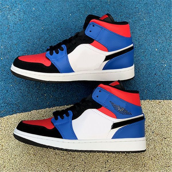 1 mid "3" retro gs blue black red women men shoes jumpman 1 basketball shoes sports sneakers us5.5-11
1 mid "3" retro gs blue black red women men shoes jumpman 1 basketball shoes sports sneakers us5.5-11