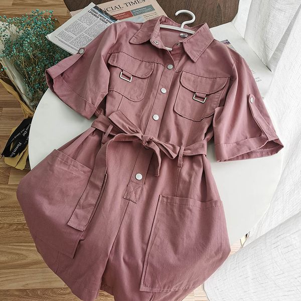 summer safari style playsuit women pink purple short sleeve loose wide leg with belt fashion harajuku jumpsuit overall t200704, Black;white
summer safari style playsuit women pink purple short sleeve loose wide leg with belt fashion harajuku jumpsuit overall t200704, Black;white