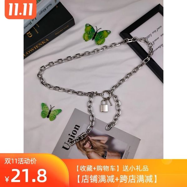 punk women ins fashion versatile iron belt hip hop personality metal waist chain decoration with skirt, Black;brown
punk women ins fashion versatile iron belt hip hop personality metal waist chain decoration with skirt, Black;brown