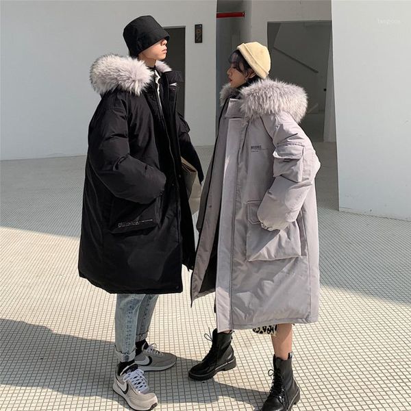winter new coat men warm thick fashion solid color fur collar hooded coat man streetwear wild loose cotton long jacket parka men1, Black
winter new coat men warm thick fashion solid color fur collar hooded coat man streetwear wild loose cotton long jacket parka men1, Black