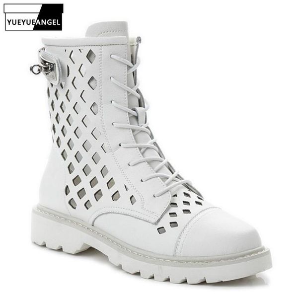 boots vintage white leather women breathable hollow out casual ankle england style zipper leisure female high-shoes, Black
boots vintage white leather women breathable hollow out casual ankle england style zipper leisure female high-shoes, Black