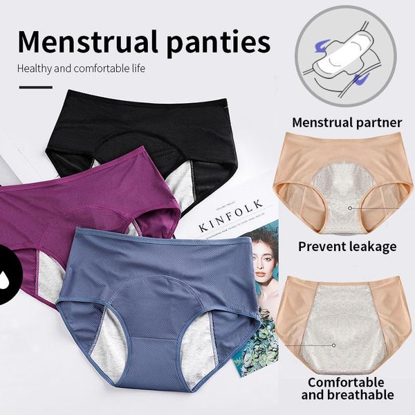 leak proof plus size menstrual panties physiological pants women underwear period waterproof briefs female lingerie dropshipping, Black;pink
leak proof plus size menstrual panties physiological pants women underwear period waterproof briefs female lingerie dropshipping, Black;pink