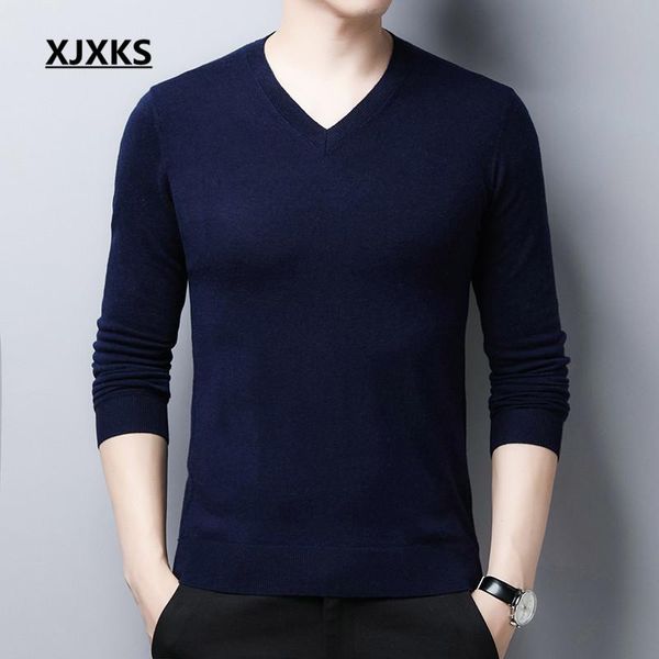 xjxks loose plus size men winter sweater 2020 new 100% pure wool knitted sweater men pullover, White;black
xjxks loose plus size men winter sweater 2020 new 100% pure wool knitted sweater men pullover, White;black