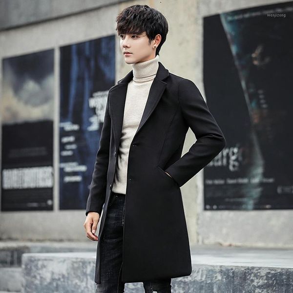 autumn and winter men's long trench coat, slim korean fashion wool coat, large size casual business solid color men's jacket-5xl1, Tan;black
autumn and winter men's long trench coat, slim korean fashion wool coat, large size casual business solid color men's jacket-5xl1, Tan;black