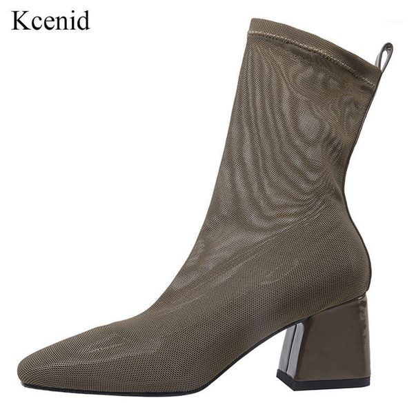 kcenid new stretch socks boots women shoes slip on ankle boots spring 2020 elegant square high heels shoes female size 34-391, Black
kcenid new stretch socks boots women shoes slip on ankle boots spring 2020 elegant square high heels shoes female size 34-391, Black