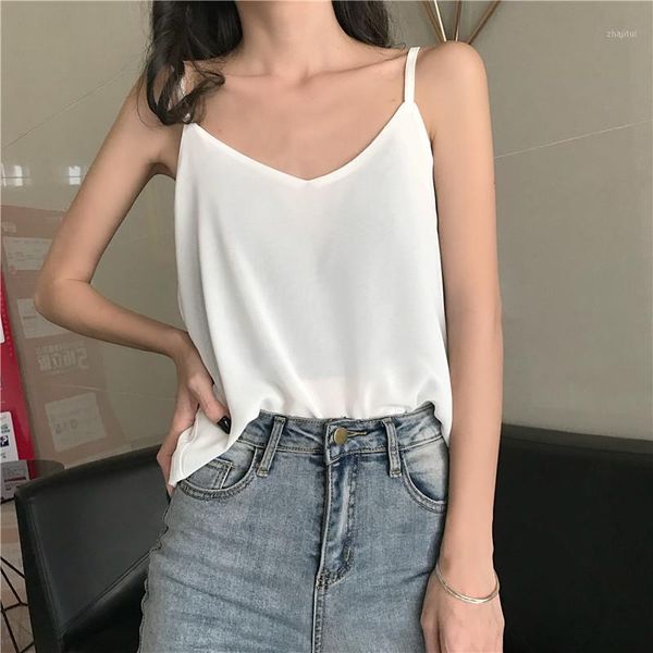 s--4xl plus size camisole loose fit inside and out wear bottoming t-shirt chiffon female bf wind sleeveless, White
s--4xl plus size camisole loose fit inside and out wear bottoming t-shirt chiffon female bf wind sleeveless, White