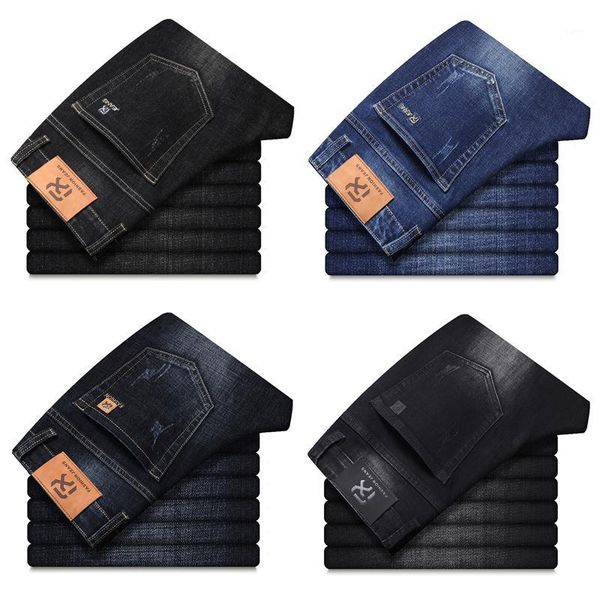 2020 autumn and winter new men's slim jeans business casual fashion cotton stretch denim trousers jeans four colors1, Blue
2020 autumn and winter new men's slim jeans business casual fashion cotton stretch denim trousers jeans four colors1, Blue