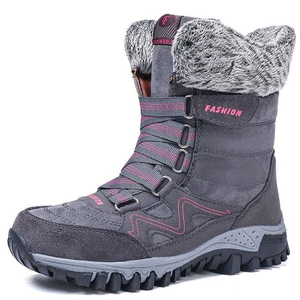 2020 new winter women's snow boots warm mid-calf shoes for cold weather outdoor plush shoes anti-skid thicken winter botas mujer, Black
2020 new winter women's snow boots warm mid-calf shoes for cold weather outdoor plush shoes anti-skid thicken winter botas mujer, Black