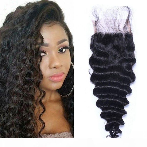 peruvian virgin human hair lace closure deep wave part closure natural black 4x4 closures, Black;brown
peruvian virgin human hair lace closure deep wave part closure natural black 4x4 closures, Black;brown