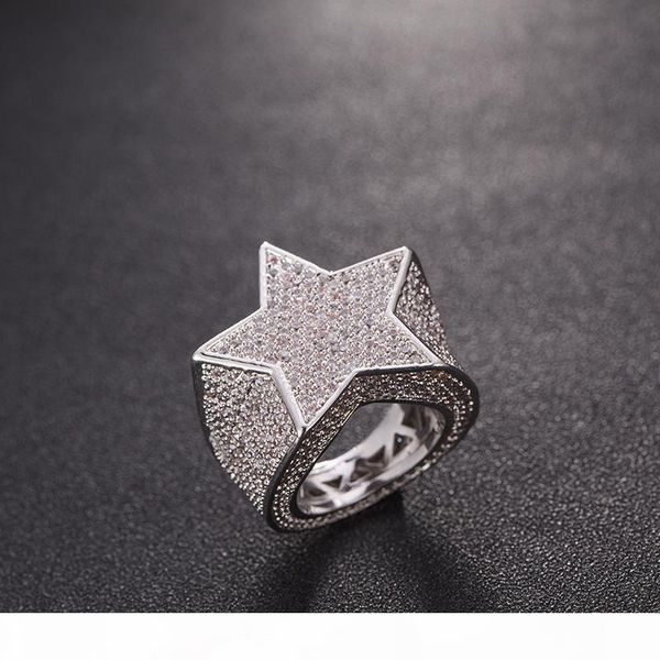 men fashion copper gold silver iced out star ring cz stone star shape ring jewelry, Golden;silver
men fashion copper gold silver iced out star ring cz stone star shape ring jewelry, Golden;silver