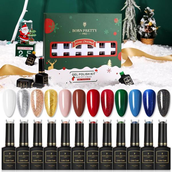 born pretty pro gel set 12pcs gel nail polish christmas design soak off uv led semi-permanent nail art varnish kit, Red;pink
born pretty pro gel set 12pcs gel nail polish christmas design soak off uv led semi-permanent nail art varnish kit, Red;pink