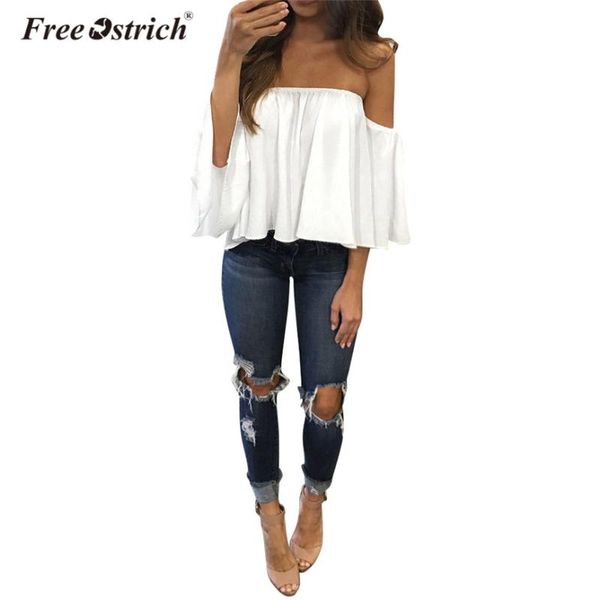women's blouses & shirts ostrich summer short chiffon blouse women off shoulder stomacher strapless slash neck ruffles elegant top, White
women's blouses & shirts ostrich summer short chiffon blouse women off shoulder stomacher strapless slash neck ruffles elegant top, White