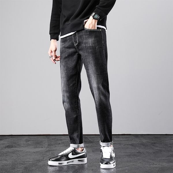 2020 new men's autumn korean version slim elastic youth casual jeans and jeans versatile small leg pants men's casual pants yn6sk, Blue
2020 new men's autumn korean version slim elastic youth casual jeans and jeans versatile small leg pants men's casual pants yn6sk, Blue