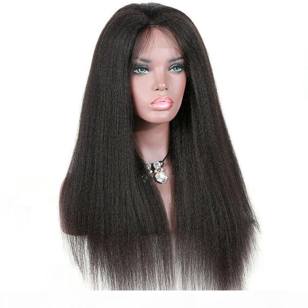 light yaki human hair wigs full lace wig kinky straight virgin brazilian human hair lace front wig with baby hair, Black;brown
light yaki human hair wigs full lace wig kinky straight virgin brazilian human hair lace front wig with baby hair, Black;brown