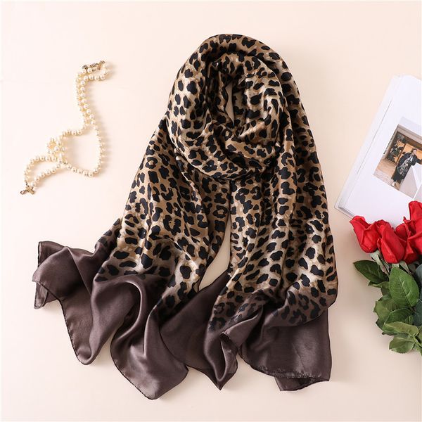 new silk scarf women dark leopard printing foulard female fashion shawls&wraps beach towel soft long scarves kerchief 180*90cm, Blue;gray
new silk scarf women dark leopard printing foulard female fashion shawls&wraps beach towel soft long scarves kerchief 180*90cm, Blue;gray