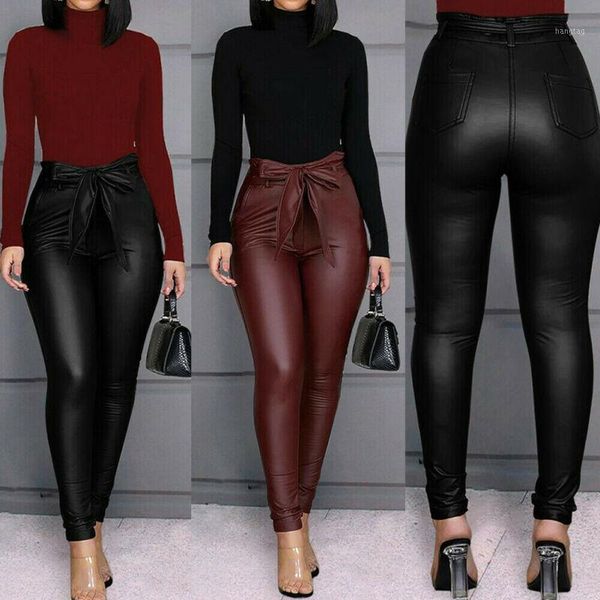 women pu leather pants leggings ladies skinny gothic punk pant trousers high waist solid skinny pants1, Black;white
women pu leather pants leggings ladies skinny gothic punk pant trousers high waist solid skinny pants1, Black;white