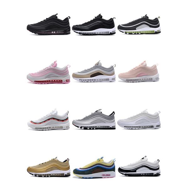 97 black bullet gold silver men women sports shoes jogging cushion sneakers designer running shoes size 36-46
97 black bullet gold silver men women sports shoes jogging cushion sneakers designer running shoes size 36-46