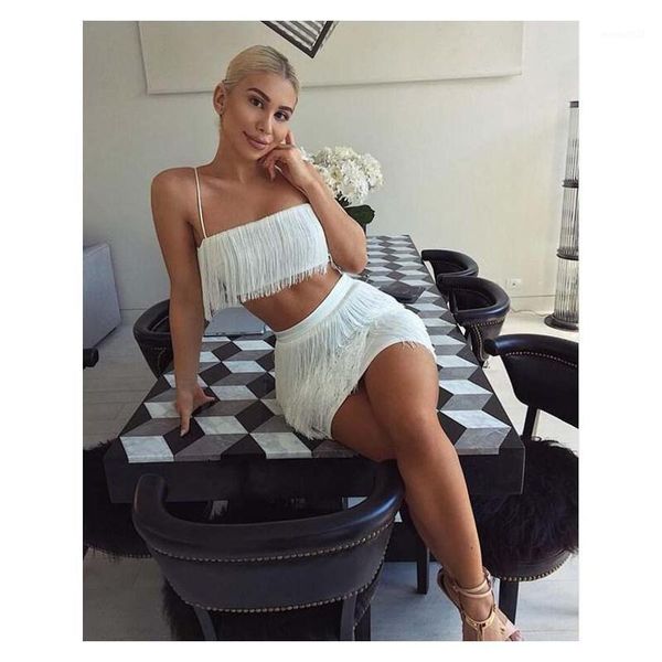 women's tracksuits 2021 summer vintage tiered tassel fringe crop mini skirt bodycon club sets spaghetti strap backless 2 piece set, Gray
women's tracksuits 2021 summer vintage tiered tassel fringe crop mini skirt bodycon club sets spaghetti strap backless 2 piece set, Gray