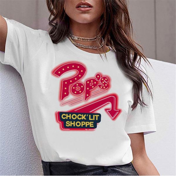 luslos letter graghic riverdale t shirt women summer serpents tees pops chocklit shoppe print female t shirt short sleeve, White
luslos letter graghic riverdale t shirt women summer serpents tees pops chocklit shoppe print female t shirt short sleeve, White