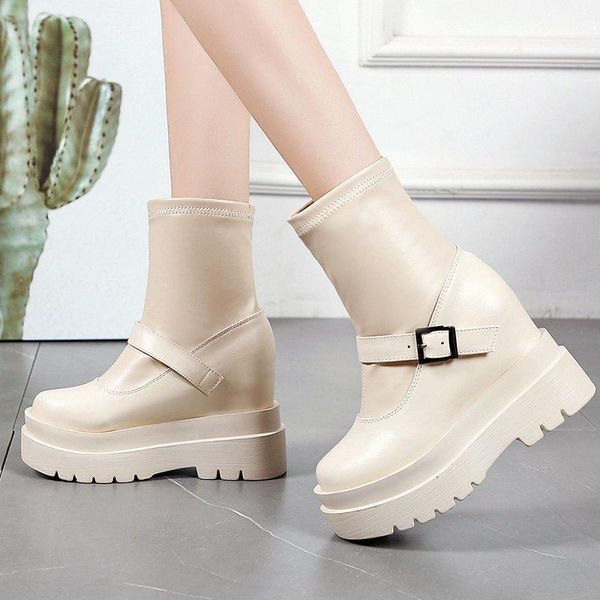women buckle chunky heels ladies ankle boots slip on pu leather short botas mujer nice new winter platform booties, Black
women buckle chunky heels ladies ankle boots slip on pu leather short botas mujer nice new winter platform booties, Black