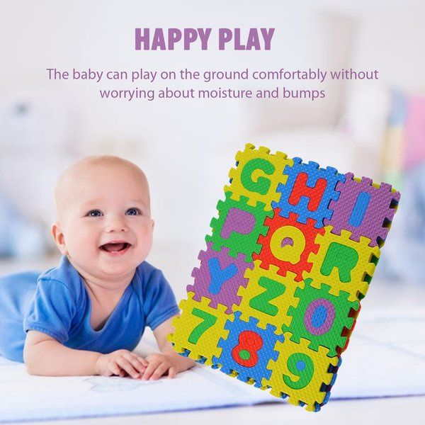 36pcs/set colorful puzzle kid educational toy alphabet letters numeral foam play mat baby crawling pad baby toy
36pcs/set colorful puzzle kid educational toy alphabet letters numeral foam play mat baby crawling pad baby toy