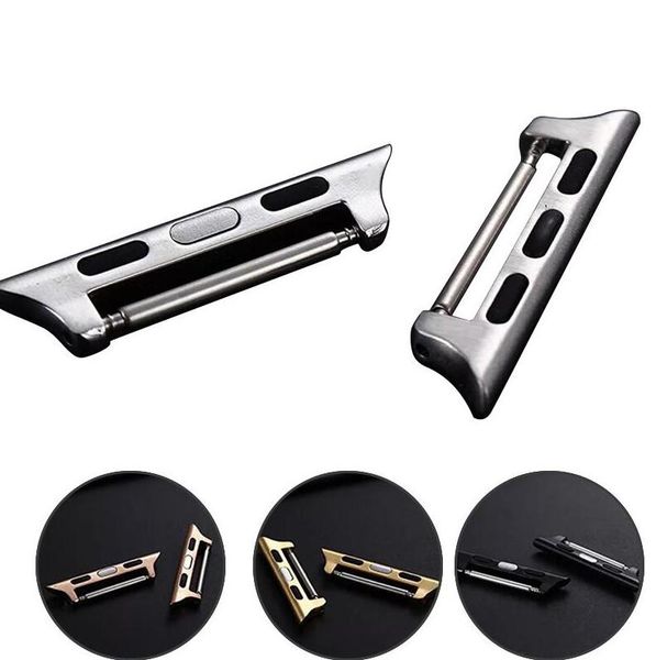 a pair seamless metal aluminum watch band connector adapter for apple watches 38mm 42mm strap watchband linker for iwatch 3 2 1
a pair seamless metal aluminum watch band connector adapter for apple watches 38mm 42mm strap watchband linker for iwatch 3 2 1