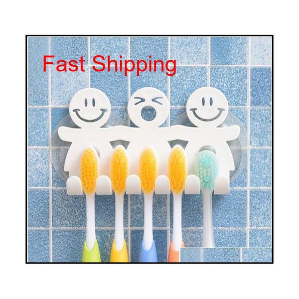 2020 new bathroom suction 5 position toothbrush holder rack wall mount funny smiling face toothbrush stand organizer ybdz7
2020 new bathroom suction 5 position toothbrush holder rack wall mount funny smiling face toothbrush stand organizer ybdz7