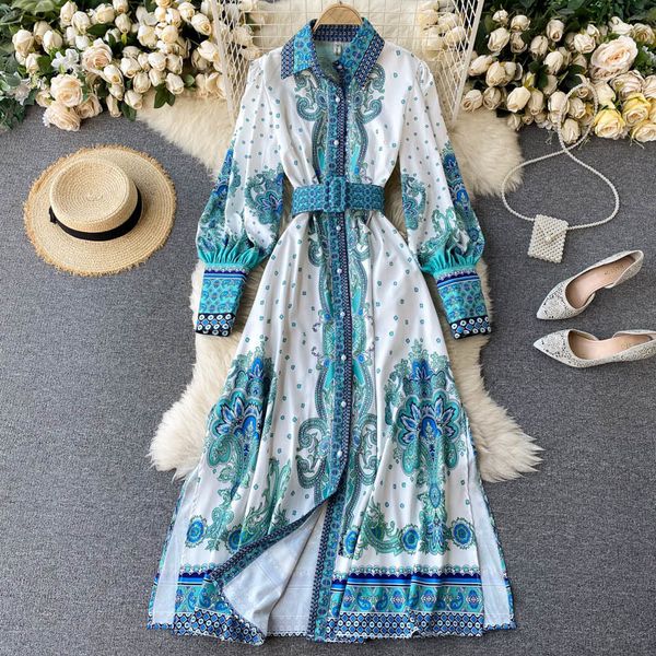 2021 new female autumn singer in floral long button collar the line romantic boho impression dressed pewu, Black;gray
2021 new female autumn singer in floral long button collar the line romantic boho impression dressed pewu, Black;gray