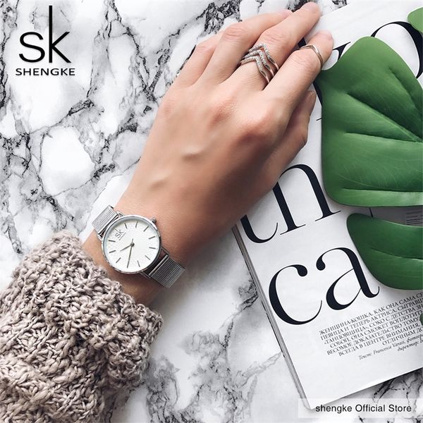 sk super slim sliver mesh stainless steel watches women brand luxury casual clock ladies wrist watch lady relogio feminino 201119, Slivery;brown
sk super slim sliver mesh stainless steel watches women brand luxury casual clock ladies wrist watch lady relogio feminino 201119, Slivery;brown