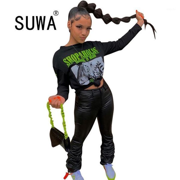 2020 new product fashion classic black pu leather trousers women stacked pants high waisted bodycon trendy chic party clubwear1, Black;white
2020 new product fashion classic black pu leather trousers women stacked pants high waisted bodycon trendy chic party clubwear1, Black;white