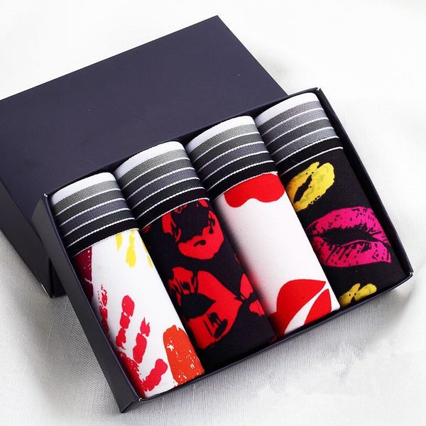 4pcs/lot silk boxers men underwear cartoon underpants man brand boxer shorts patterned family panties with print under wear
4pcs/lot silk boxers men underwear cartoon underpants man brand boxer shorts patterned family panties with print under wear