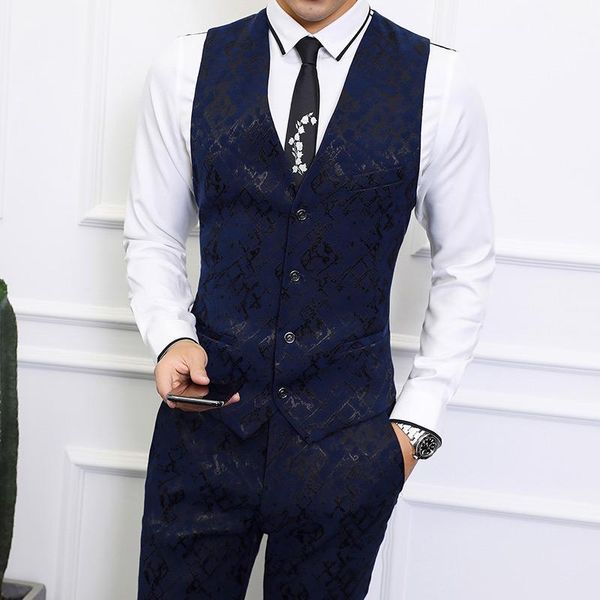 2019 fashion men suit vests classic wedding party dress mens vests and trousers size s -6xl1, Black;white
2019 fashion men suit vests classic wedding party dress mens vests and trousers size s -6xl1, Black;white