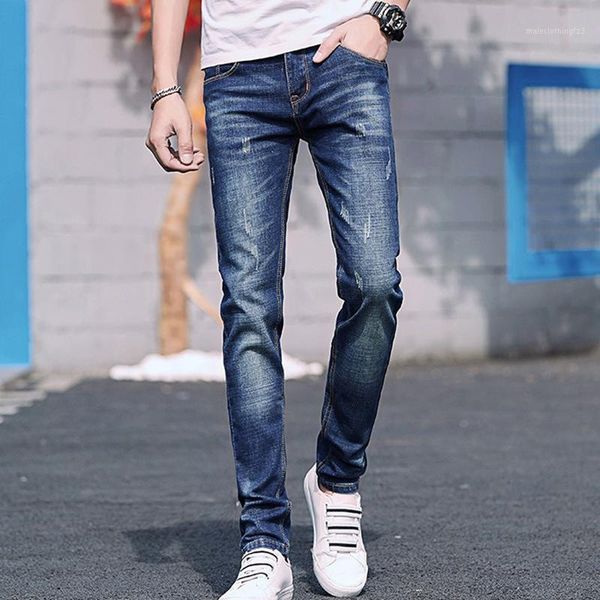 men's jeans men jeans, elastic pencil pants, slim leisure and self-cultivation many student jeans.1, Blue
men's jeans men jeans, elastic pencil pants, slim leisure and self-cultivation many student jeans.1, Blue