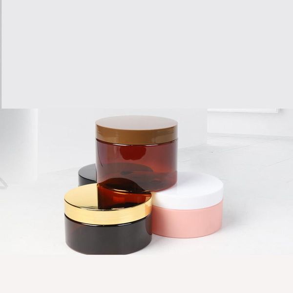 6ps/lot 500g empty black plastic cosmetic container cream jar with lids printable custom logo
6ps/lot 500g empty black plastic cosmetic container cream jar with lids printable custom logo
