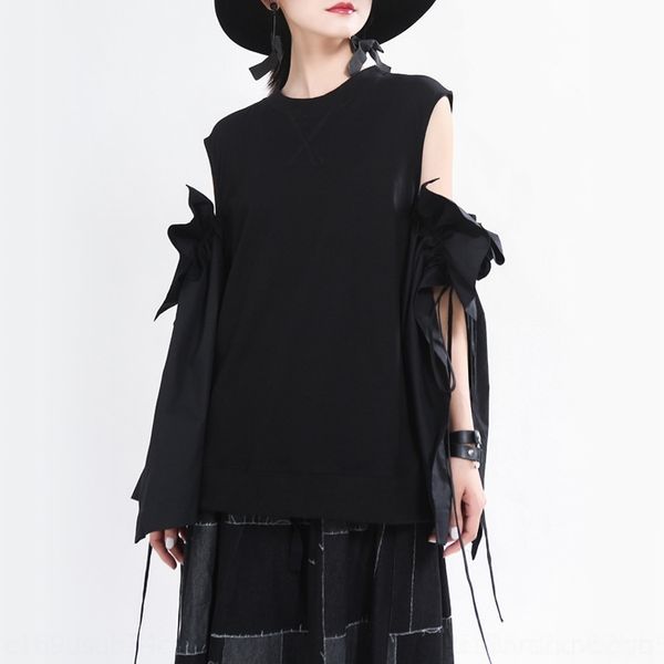 ddbmw new small group designer's casual ladiesshirt with casual coatflared sleeves on designer's sides new small both group ladies, White