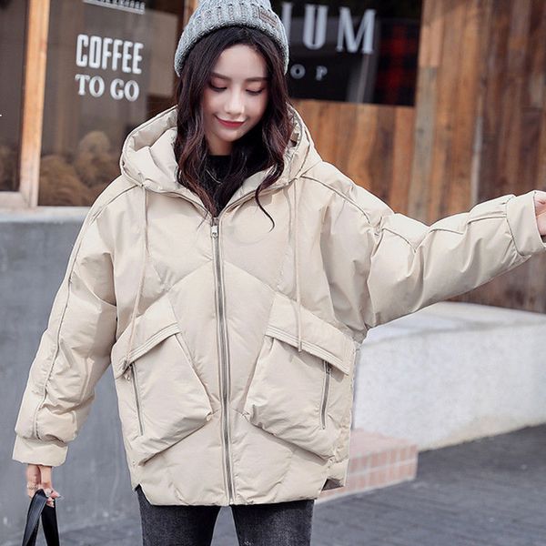 2021 new women's winter new korean cotton clothes solid long sleeve thick down padded with casual hood quilted jacket e8 fynf, Black
2021 new women's winter new korean cotton clothes solid long sleeve thick down padded with casual hood quilted jacket e8 fynf, Black