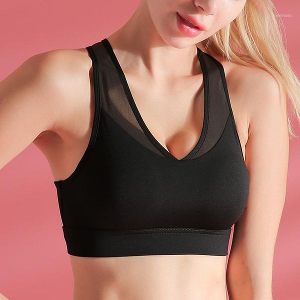 gym clothing sports bra for fitness women push up v neck yoga running femme active wear padded underwear crop female1, White;black
gym clothing sports bra for fitness women push up v neck yoga running femme active wear padded underwear crop female1, White;black