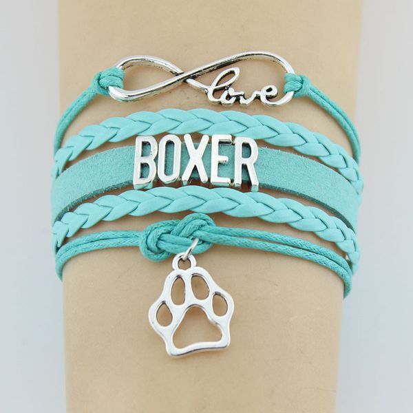 infinity love boxer paw charm wrap bracelets boxers paw print charms animal bracelet gift women & men bracelets jewelry, Golden;silver
infinity love boxer paw charm wrap bracelets boxers paw print charms animal bracelet gift women & men bracelets jewelry, Golden;silver