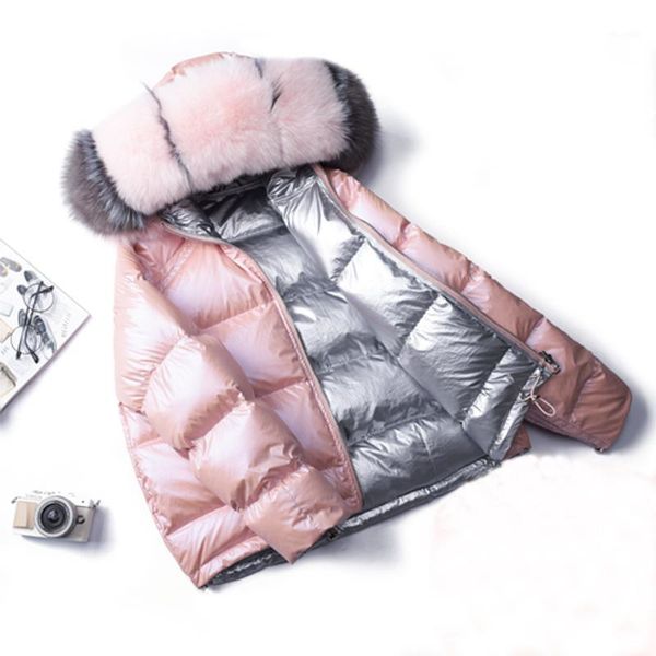 2020 winter jacket women white duck down jacket big artificial collar hood outwear waterproof coat thick warm down1, Black
2020 winter jacket women white duck down jacket big artificial collar hood outwear waterproof coat thick warm down1, Black