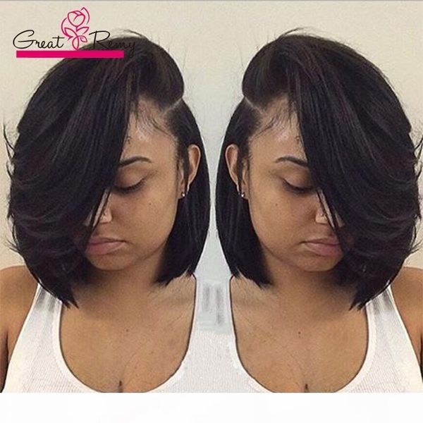 greatremy natural hairline lace wig 150% brazilian peruvian short human hair full lace wig dyeable wigs for black women for fashionable bob
greatremy natural hairline lace wig 150% brazilian peruvian short human hair full lace wig dyeable wigs for black women for fashionable bob